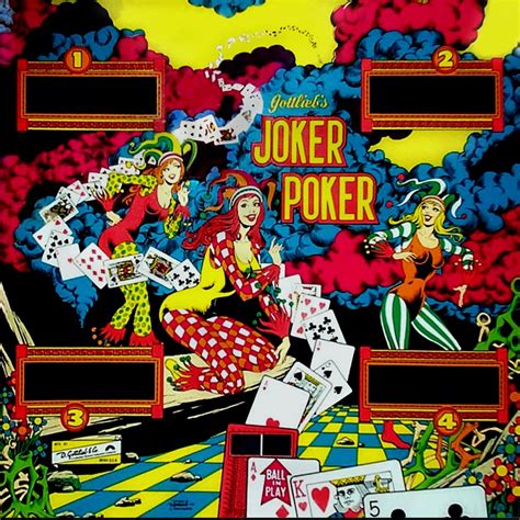 joker poker pinball backglass